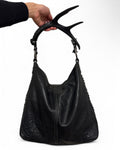 Large All Black Antler Bag