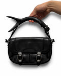 Small All Black Antler Bag